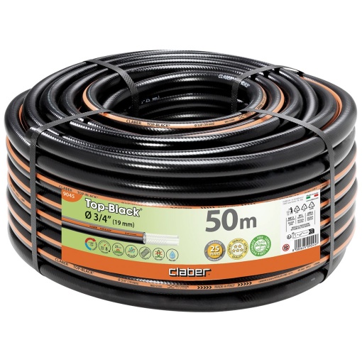 Λάστιχο Ποτίσματος Top-Black 3/4'' Claber 9045 | 50m 1 Λάστιχο Ποτίσματος Top-Black 3/4'' Claber 9045 | 50m