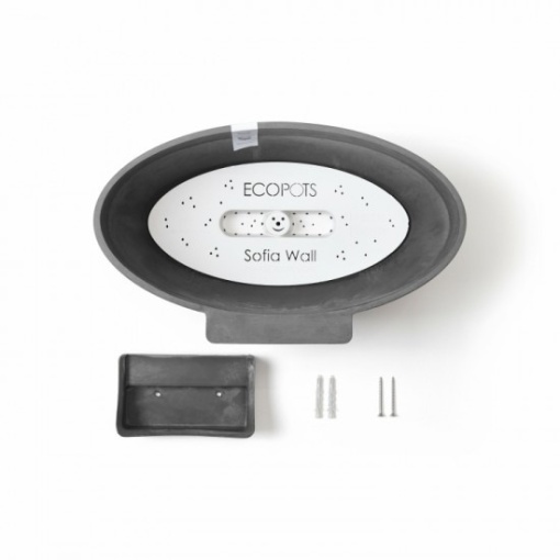 Ecopots Γλάστρα Τοίχου Κρεμαστή Sofia Wall 3 Ecopots Γλάστρα Τοίχου Κρεμαστή Sofia Wall - Image 3