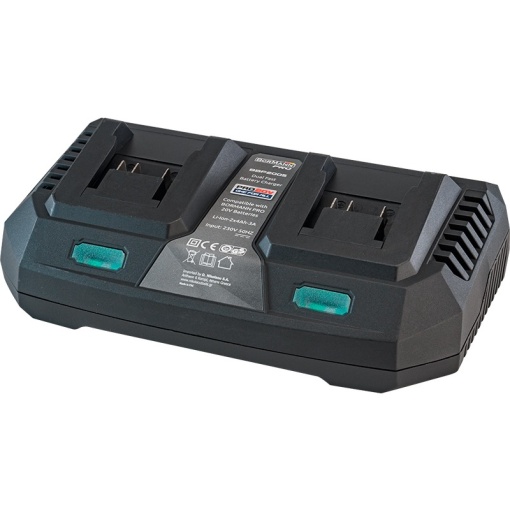 DUAL FAST CHARGER 20V Li-Ion-2x4Ah-3A-PRO