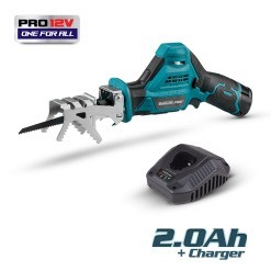 CORDLESS SABRE SAW 12V + 1 BATTERY 12V/2Ah + 1CHARGER 12V SET