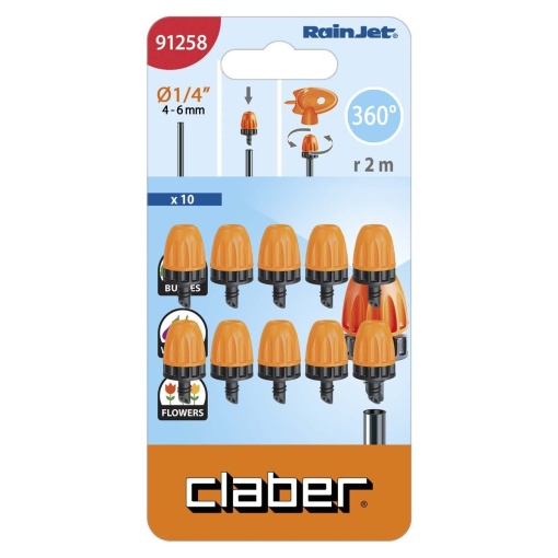 Μικροεκτοξευτής Ποτίσματος Ομίχλης 360° Claber 91258 - Image 3