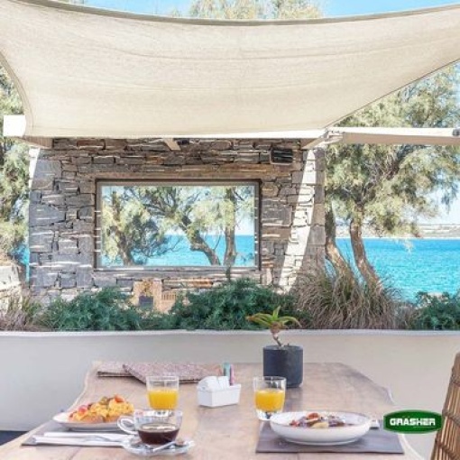 Πανί Σκίασης Τετράγωνο Εκρού 5Χ5 Μέτρα - Image 10