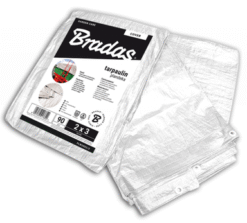 Αδιάβροχος Μουσαμάς Bradas Λευκός 2X3 90gr/m2