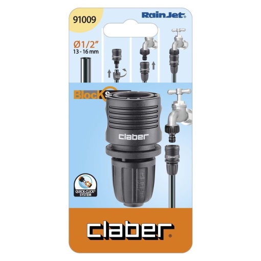 Ταχυσύνδεσμος για Λάστιχο 1/2" Claber 91009 - Image 2