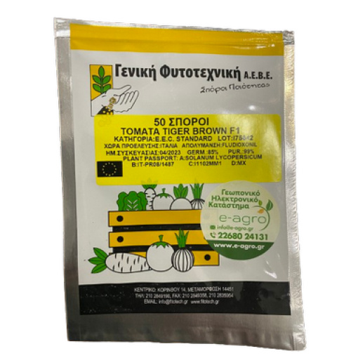 Βελανίδι Αναρριχώμενο Δίχρωμο Tiger Brown F1 | 50 Σπόρων 2 Βελανίδι Αναρριχώμενο Δίχρωμο Tiger Brown F1 | 50 Σπόρων - Image 2
