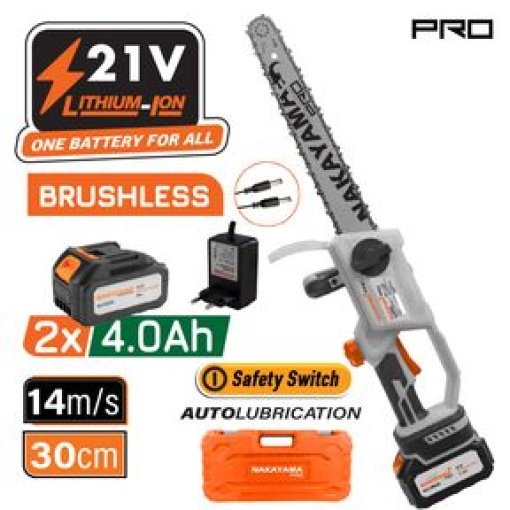 Κλαδευτικό Αλυσοπρίονο Μπαταρίας Nakayama Pro EC1230 1 Κλαδευτικό Αλυσοπρίονο Μπαταρίας Nakayama Pro EC1230