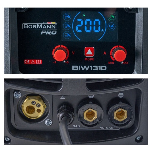 Ηλεκτροκόλληση MIG/MMA 200A,Gas/Νο Gas BORMANN Pro BIW1310 - Image 3