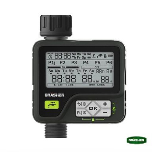 Προγραμματιστής Ποτίσματος Ψηφιακός GRASHER WT6085 1 Προγραμματιστής Ποτίσματος Ψηφιακός GRASHER WT6085