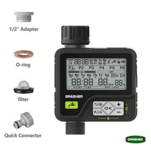 Προγραμματιστής Ποτίσματος Ψηφιακός GRASHER WT6085 5 Προγραμματιστής Ποτίσματος Ψηφιακός GRASHER WT6085 - Image 5