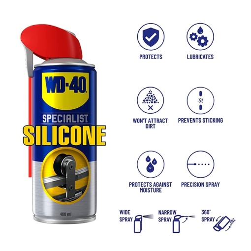 WD-40 Specialist Σπρέι Σιλικόνης 400ml 3 WD-40 Specialist Σπρέι Σιλικόνης 400ml