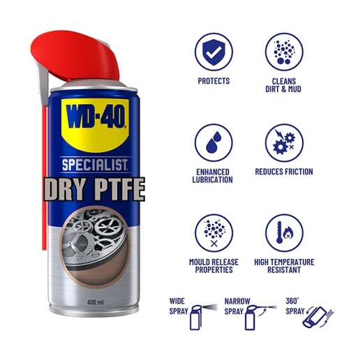 WD-40 Specialist Σπρέι Ξηρής Λίπανσης 400ml 3 WD-40 Specialist Σπρέι Ξηρής Λίπανσης 400ml