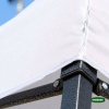 Πτυσσόμενο Κιόσκι Κήπου 3x3m Λευκό 420D GRASHER TGL3435 - Image 3