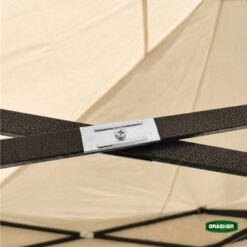 Πτυσσόμενο Κιόσκι Κήπου 3x3m Μπέζ 420D GRASHER TGL3437 15 104230 2