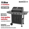Ψησταριά Υγραερίου 3+1 Καυστήρων BBQ6031 - Image 3