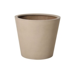 Harmony Γλάστρα Nice FiberStone Taupe (φ40x35cm)